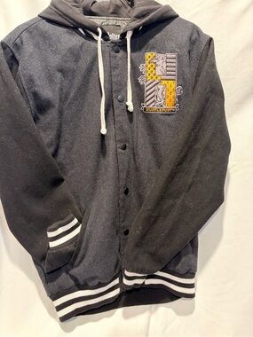 Warner Bros. Harry Potter Hufflepuff Hooded Varsity Jacket